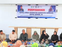 Momentum Kebersamaan Ramadhan, Dinkes Bombana Gelar Pisah Sambut Kepala Dinas