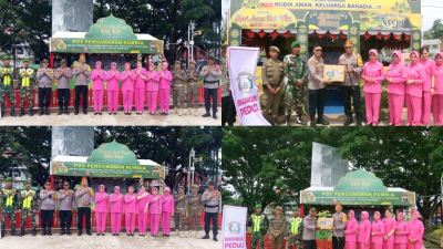 Kapolres Bombana Tinjau Pospam, Beri Kejutan Manis untuk Personel Ops Ketupat 2026
