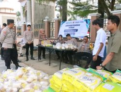 Polres Bombana dan Bulog Gelar Pasar Murah Stabilkan Harga Jelang Lebaran
