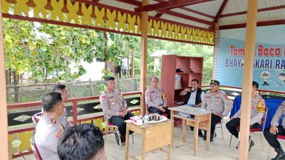 Kapolres Bombana Tinjau Lokasi Rawan Tawuran di Kabaena Timur