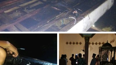 Kebakaran Landa Atap Masjid di Bombana, Diduga Akibat Korsleting