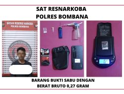 Polisi Bombana Tangkap Perantara Sabu, Amankan 0,27 Gram