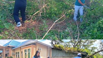 DPMD Bombana Kerja Bakti Dukung Gerakan Berani Bersih Wonuaku