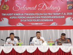 Itwasda Polda Sultra Periksa Perencanaan dan Anggaran Polres Bombana
