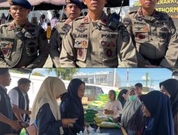 Antrean Panjang Sambut Pasar Murah Brimob di Hari Jadi ke-13
