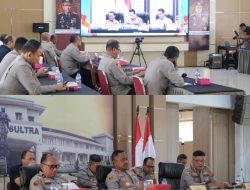 Kapolda Sultra Tekankan Sinergi Lintas Sektoral dalam Vicon Kapolri