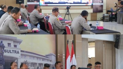 Kapolda Sultra Tekankan Sinergi Lintas Sektoral dalam Vicon Kapolri