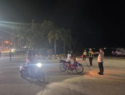 Polres Bombana Gelar KRYD, Amankan Knalpot Brong dan Cegah Gangguan Kamtibmas