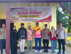 Polres Bombana Bedah Rumah Lansia di Lantawonua, Wujud Kepedulian HUT Bhayangkara ke-80