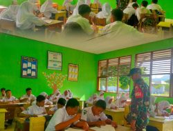 Sentuh Hati Generasi Muda, Babinsa Kabaena Barat Ajak Siswa SMPN 09 Bombana Wujudkan Mimpi dengan Disiplin dan Karakter Positif