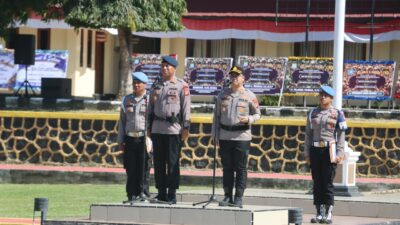 Pisah Sambut Kapolres Bombana, AKBP Irwandhy Idrus Resmi Gantikan AKBP Eko Sutomo
