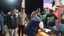 Bupati dan Kapolres Bombana Kunjungi Pos Satkamling Juara Tingkat Polda Sultra