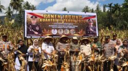 Kapolres Bombana Pimpin Panen Raya Jagung Kuartal III 2026 di Doule